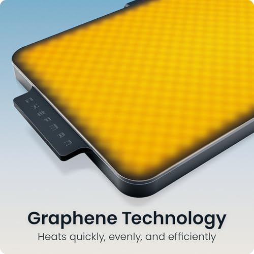 Image of Chefman Everything Warmer Expansion Tray, 10 inch x 16 inch Electric Warming Tray, Requires Primary Panel for Use (Sold Separately), One Secondary Panel Included
