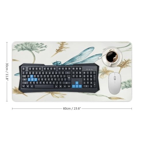 Dragonfly Desk Mat Fashion Large Mouse Mat 30x60cm miniatura 2