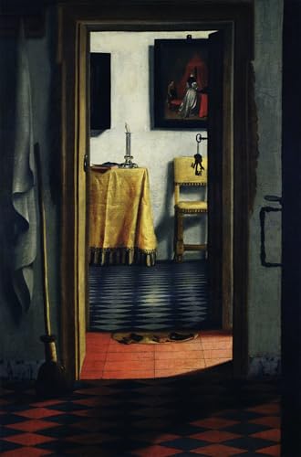 Lienzo decorativo para pared de Samuel Van Hoogstraten para dormitorio (60x90cm)