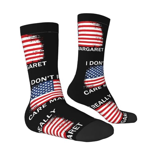 I Donâ€™t Really Care Margaret Comfortable Stylish Socks Breathable Durable Perfect Fashionable Socks3