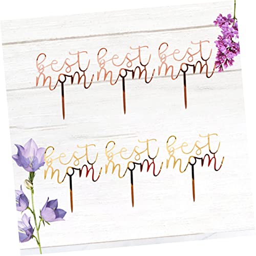 NOLITOY 6 Pçs Decoração De Casamento Decorações De Bolo Decorações De Cupcake Picaretas De Bolo De A