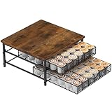 MOOACE Cajones para cápsulas de café, color negro