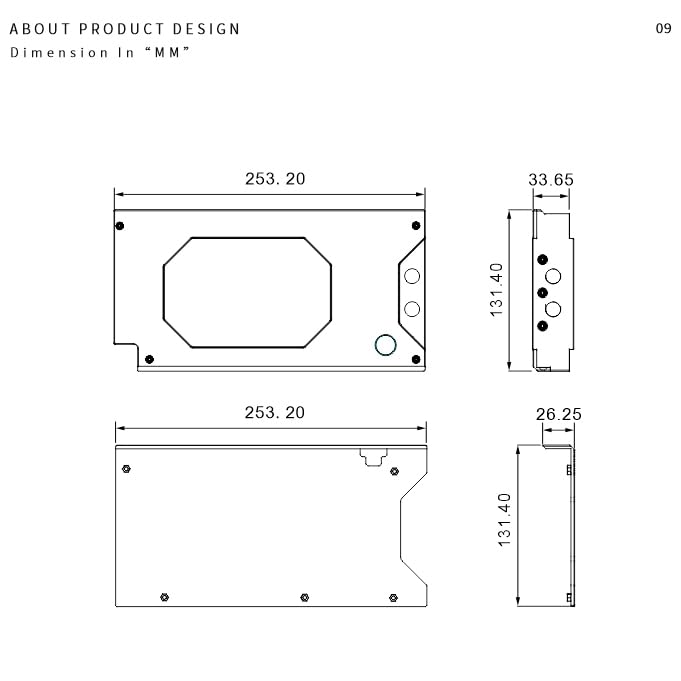 Image of Copper GPU Water Cooling Block GPU Waterblock for Asus TUF GeForce RTX 5080 O16G Gaming, for Asus TUF GeForce RTX 5070 Ti O16G Gaming
