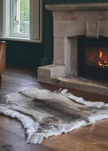 Lambland Grade A Luxury Reindeer Hide/Skin/Rug miniatura 2