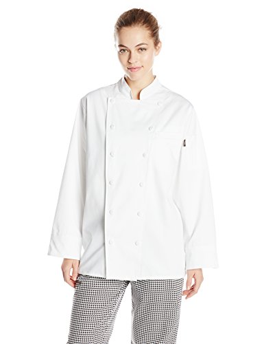 Dickies Chef Women's Annabella Executive Coat, White, X-Large