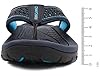 ChayChax Men’s Flip Flops Arch Support Sport Thong Sandals Non Slip Outdoor Beach Walking Slippers Blue #4
