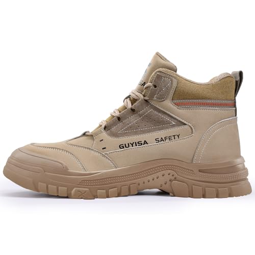 Image of WOWSTICK Lightweight Work Safety Shoes Steel Toe Industry Construction Slip Resistant Sneakers