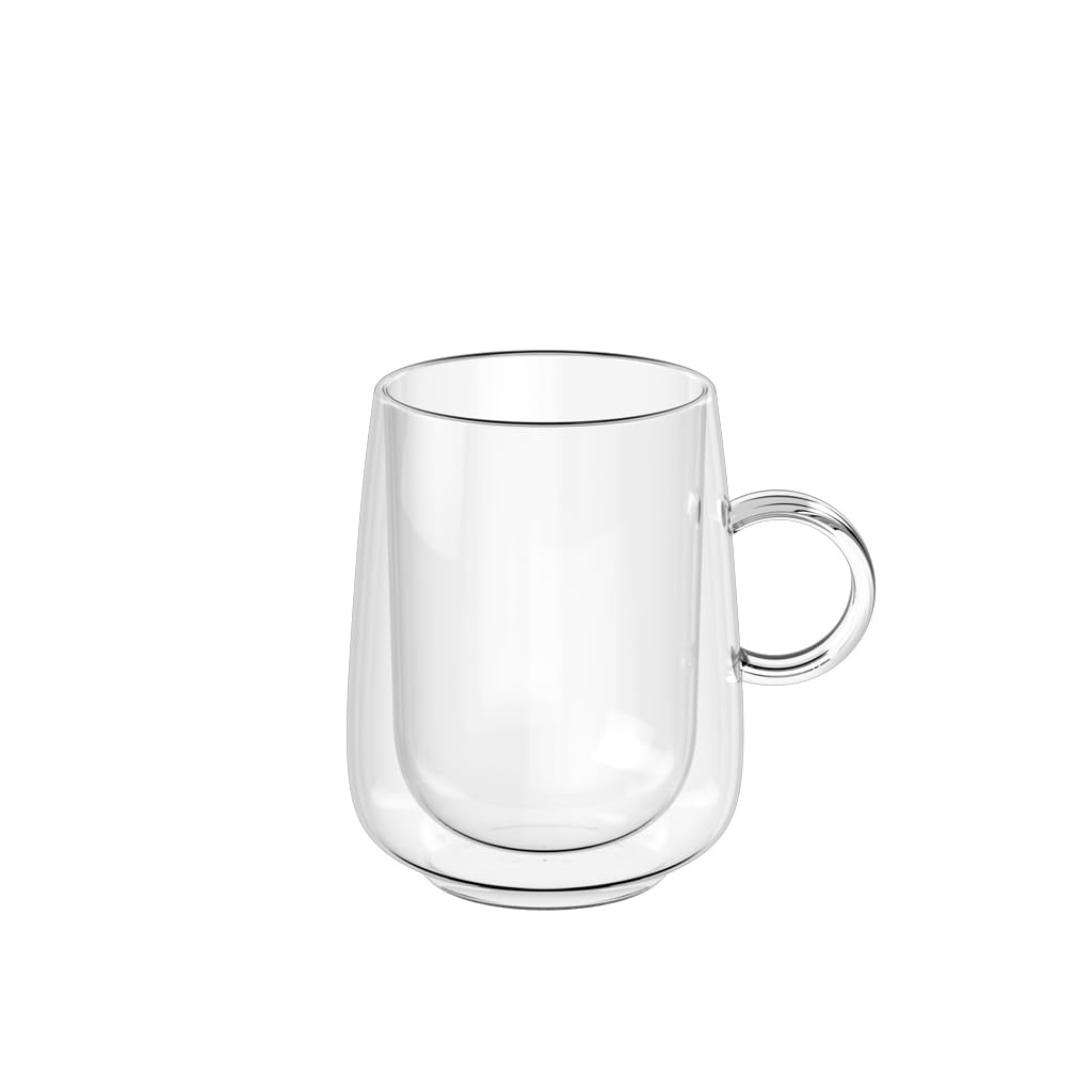 Villeroy & Boch – Artesano Hot&Cold Beverages vaso Latte-Macchiato, set de 2 vasos de doble pared para bebidas frías y calientes, vidrio borosilicato, apto para lavavajillas, apto para microondas | Vasos de vidrio de borosilicato de doble pared, aptos par