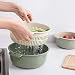 Produktbild 2-in-1 Multifunktions Küchensieb/Küche Sieb und Schüssel Set, doppelt Waschschüssel Sieb und Rührschüssel Ablaufbecken und Korb, zum Reinigen, Waschen, Mischen von Obst und Gemüse (Grün)