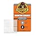 Gorilla Tough & Clear Double Sided Mounting Tape Squares, 24 1" Pre-Cut Squares, Clear, (Pack of 1)