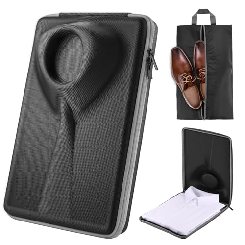 ecooe Borsa per camicia, protezione antipiega, con supporto pieghevole, con cerniera a due vie, per...