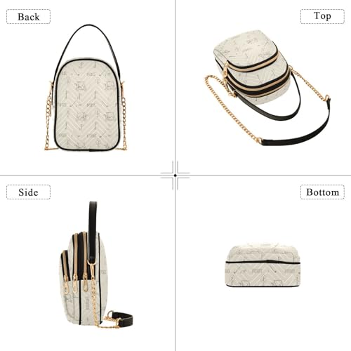 Image of MCHIVER Golf Crossbody Bag for Women Cell Phone Purse Wallet with Removable Chain Shoulder Handbag
