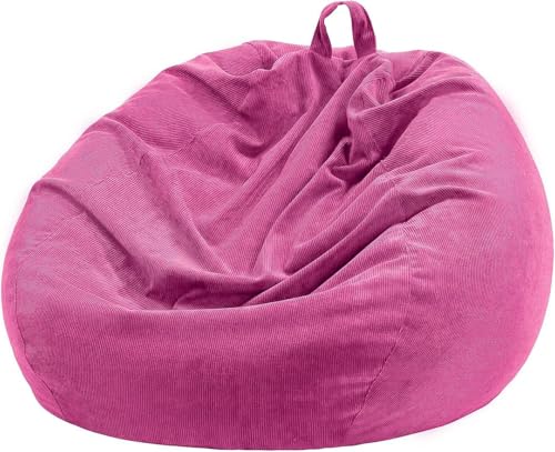 Nobildonna Sitzsackstuhl für Kinder und Erwachsene, nur Bezug (Keine Füllung) für Sofa-Stofftiere, 110 x 89 cm