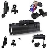 High-Definition Monocular Telescope with Night Vision, High Power Monocular, Quick Smartphone...