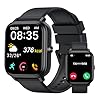 Smartwatch Uomo Donna, 1.83"HD Orologio con Chiamate Bluetooth, 110+ Modalità Sportive, Fitness Tracker con Batteria da 1000mAh, Autonomia 20 Giorni, Impermeabile IP68 Smartwatch per Android/iOS