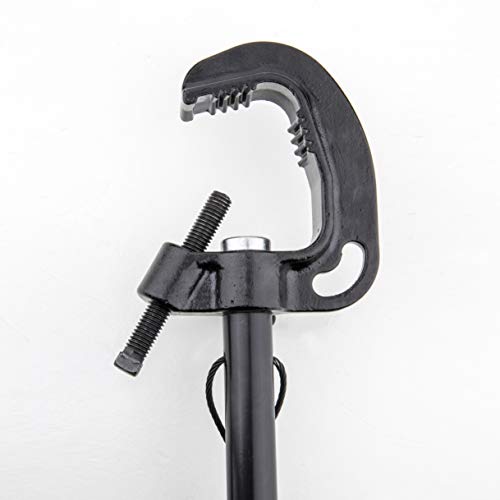 Image of Kupo Medium Lightweight Telescopic Hanger with Stirrup Head, Adjustable Overhead Mount for Lightweight Fixtures with Smooth Extension Control & Secure Locking Range from 2ft to 4ft - Black (KG071811)