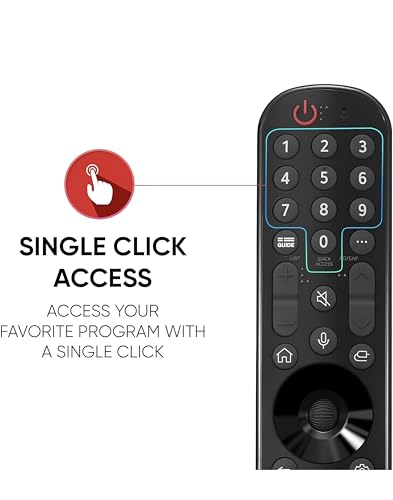 Image of Remote Compatible with LG Magic tv Replacement of Original Remote Control MR21GA MR22GA Voice Command and Mouse Scroll Feature Supported by All Models of LG Magic tv