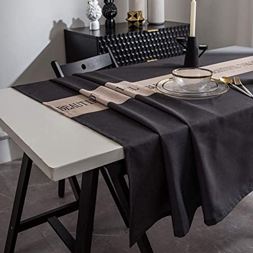 Nappe rectangulaire bureau table basse couverture grise étanche 135x250