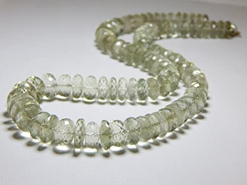 Perles améthyste verte facettées LKBEADS de 10x11.5 mm pour éviter les pierres ternes et fragiles