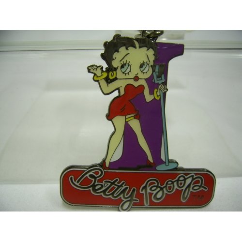 Letter I Keyring, Betty Boop