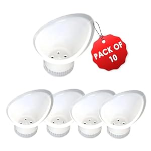 WASH+OUT Eye Wash Cup – Portable Eyewash Device – Emergency Eye Wash Cup That Screws on to Most Water Bottles and Flushes Eyes in Seconds - 10 Pack