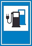 HB-Druck Stromtankstelle 365-65 Symbol A2 (420x594mm) Schild
