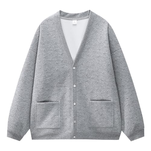 Pull classique d'hiver style ample contre le froid en maille boutonn&eacute;e