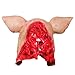 FantasyGears Scary Halloween Latex Pig Mask - Bloody Butcher Costume Cosplay Props - Creepy Animal Head for Adults