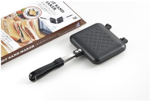 Miniatura 2 de Yoshikawa Hotsandmaker SJ1681 Sandwich Maker japonés para acampar al aire libre