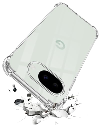 Image of Jkobi Shockproof Crystal-Clear Back Cover for Google Pixel 10a (Anti Yellow Case | Drop & Camera Protection | Hard Polycarbonate)