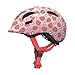 ABUS Kinderhelm Smiley 2.1 - Fahrradhelm mit Rücklicht - für Mädchen und Jungs - Rosa mit Erdbeermuster, Größe S