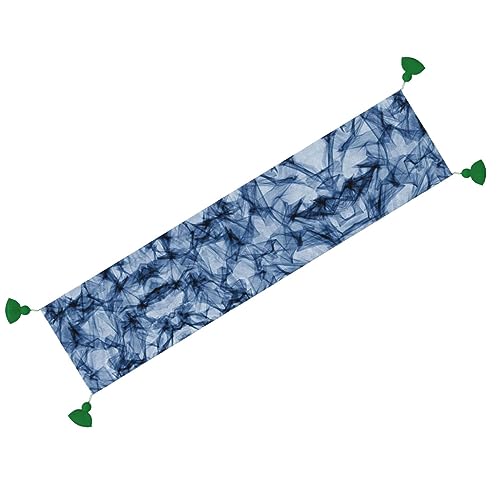 Chemin de table de Noël en marbre bleu pour sublimer vos repas de fêtes - 3