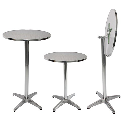 Housse de table de bar HWC-J30, housse de table, stretch 60cm ~ gris