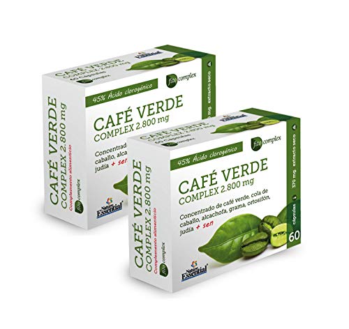 Café verde 2800 mg. (complex) 60 cápsulas (Pack 2 unid.)