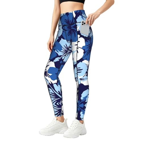 Pantalones de yoga con control de abdomen y bolsillos prácticos