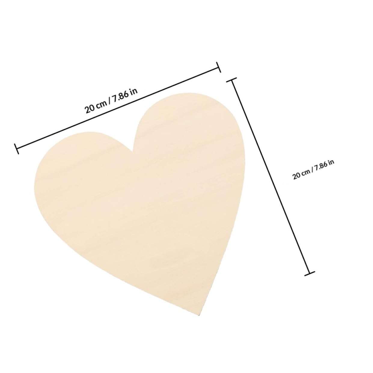 Gatuida Adornos de Madera en Forma de Corazón 30 Unidades para Proyectos de Bricolaje y Decoración de Mesa en San Valentín y Navidad