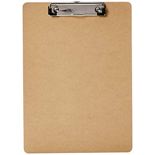 Amazon Basics Hardboard Office Clipboard - 6-Pack #1