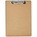 Amazon Basics Hardboard Office Clipboard, 6-Pack, Brown