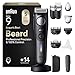 Braun Recortadora de Barba Series 9 BT9565, Titanio - Barbero Recargable Resistente al Agua, +14 Accesorios para Barba, 180 Min de Autonomía, 52 Longitudes, Lámina Ultra Afilada