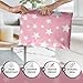Shop4Mailers 10 x 13 Glossy Light Pink and White Stars Decorative Plastic Poly Mailer Bags Waterproof Shipping Mailing Envelope 2 Mil – Permanent Adhesive Seal (100 Pack, L. Pink)