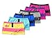 WS Women's Seamless Mamia Panties, Boy Shorts Stretch Classy Sexy Multi-6 pack (KittyHrt-6pack)