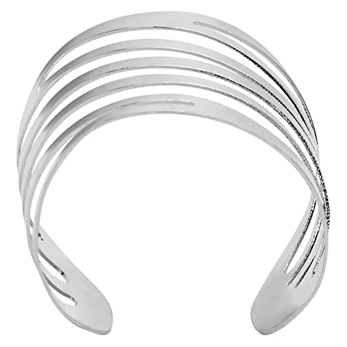 Mimo Style Anel de Guardanapo Tailândia Prata Arredondado, Perfeito para Todas as Ocasiões, Feito de