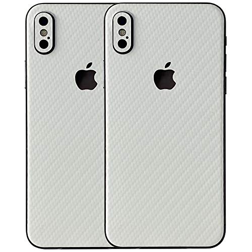 TF Skins - Protector de pantalla para iPhone X XS (2 unidades), color blanco