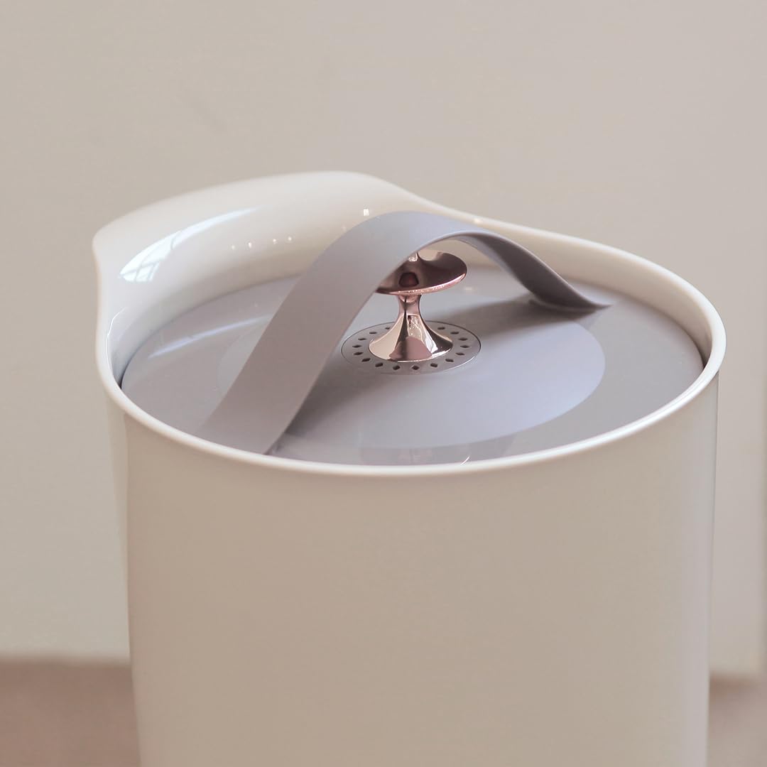 fluidic Vacuum-Sealed Food Compost Bin VER2, Compost Bin Kitchen, 3L(0.8 Gallon) Capacity with Lid, Designed to Help Reduce Odors, Stain-Resistant, Ideal for Short-Term Food Waste Storage