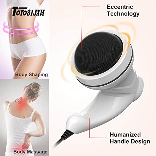 Toto81Jxm Cellulite Massager,Fat Cellulite Remover Machine For Body Sculpt,Stomach Massager For Belly,Electric Handheld Massager,Massage Abdomen Thighs Butt Back Neck Muscle Lymphatic Para Celulitis #TOP2