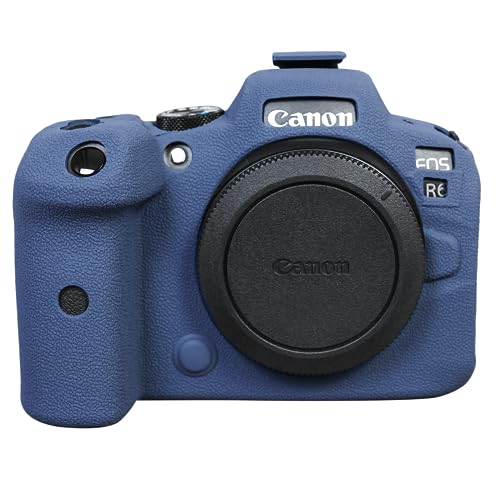 Funda de silicona para cámara Canon EOS R6 R6 Mark II azul miniatura 1