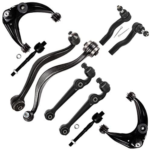 Sosopart 10Pc Set Suspension Kit Lower Control Arm Upper Control Arm Inner Tie Rod End Outer Tie Rod End Replacement For Ford Fusion For Lincoln Mkz For Mercury Milan #TOP21