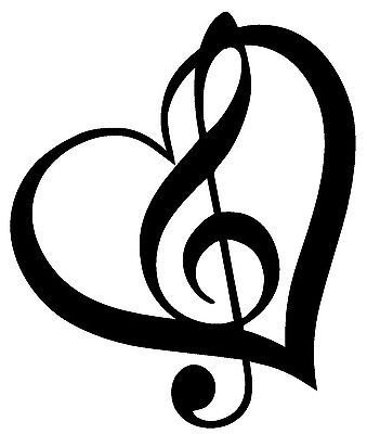 CCI CCI436 - Adhesivo Decorativo de Vinilo para Pared, diseño de corazón, Color Negro