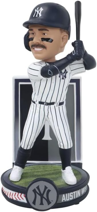 FOCO Austin Wells (New York Yankees) Banner Series MLB Bobblehead