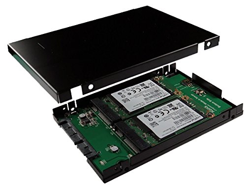 EXSYS EX-3683 SSD enclosure 2.5" Negro caja para disco duro externo - Disco duro en red (2.5", Serial ATA III, mSATA, 9.5 mm, 0, 1, SSD enclosure, Negro)